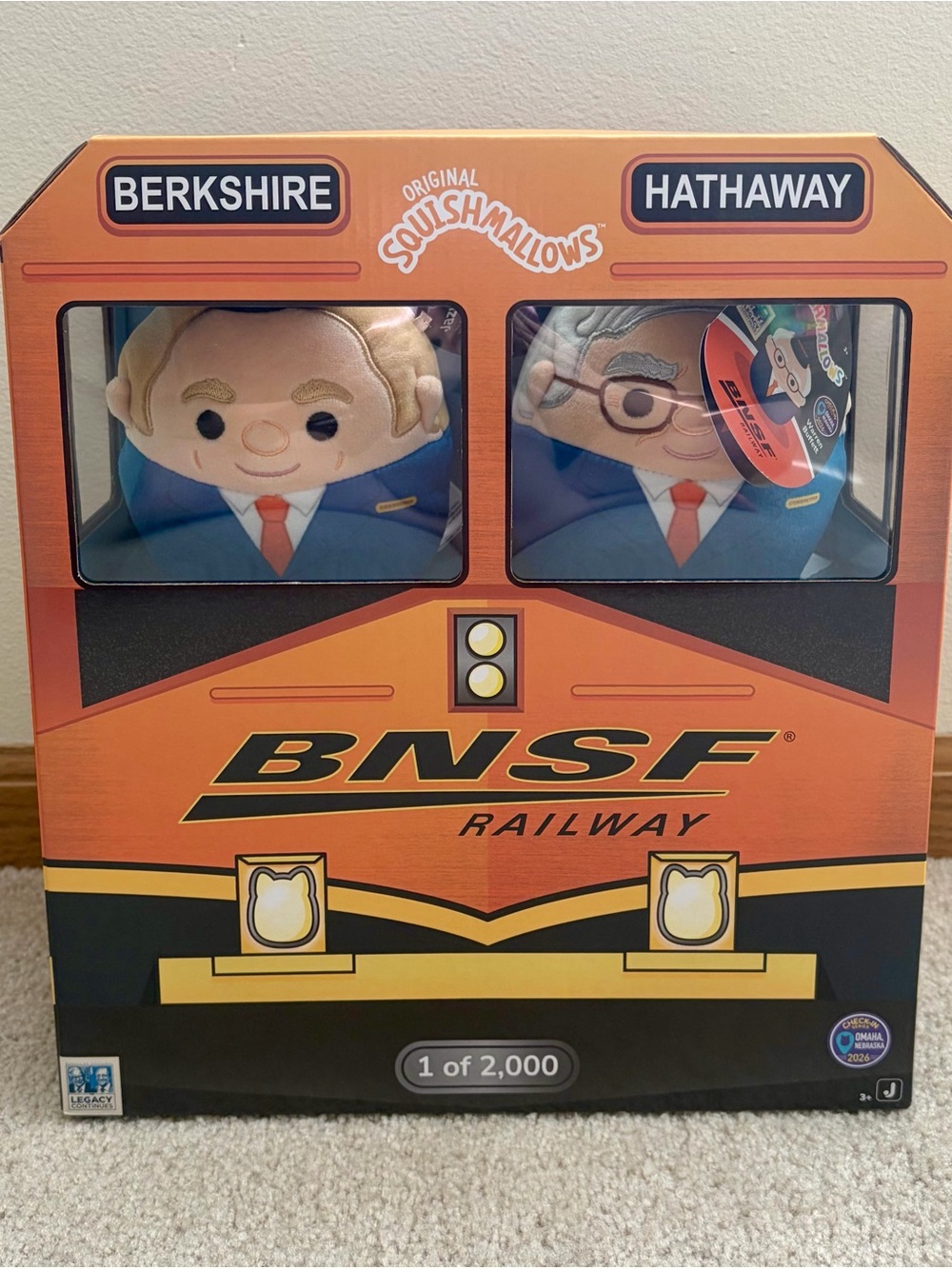 Squishmallows Berkshire Hathaway BNSF Railway Warren Buffett Greg Abel 2026